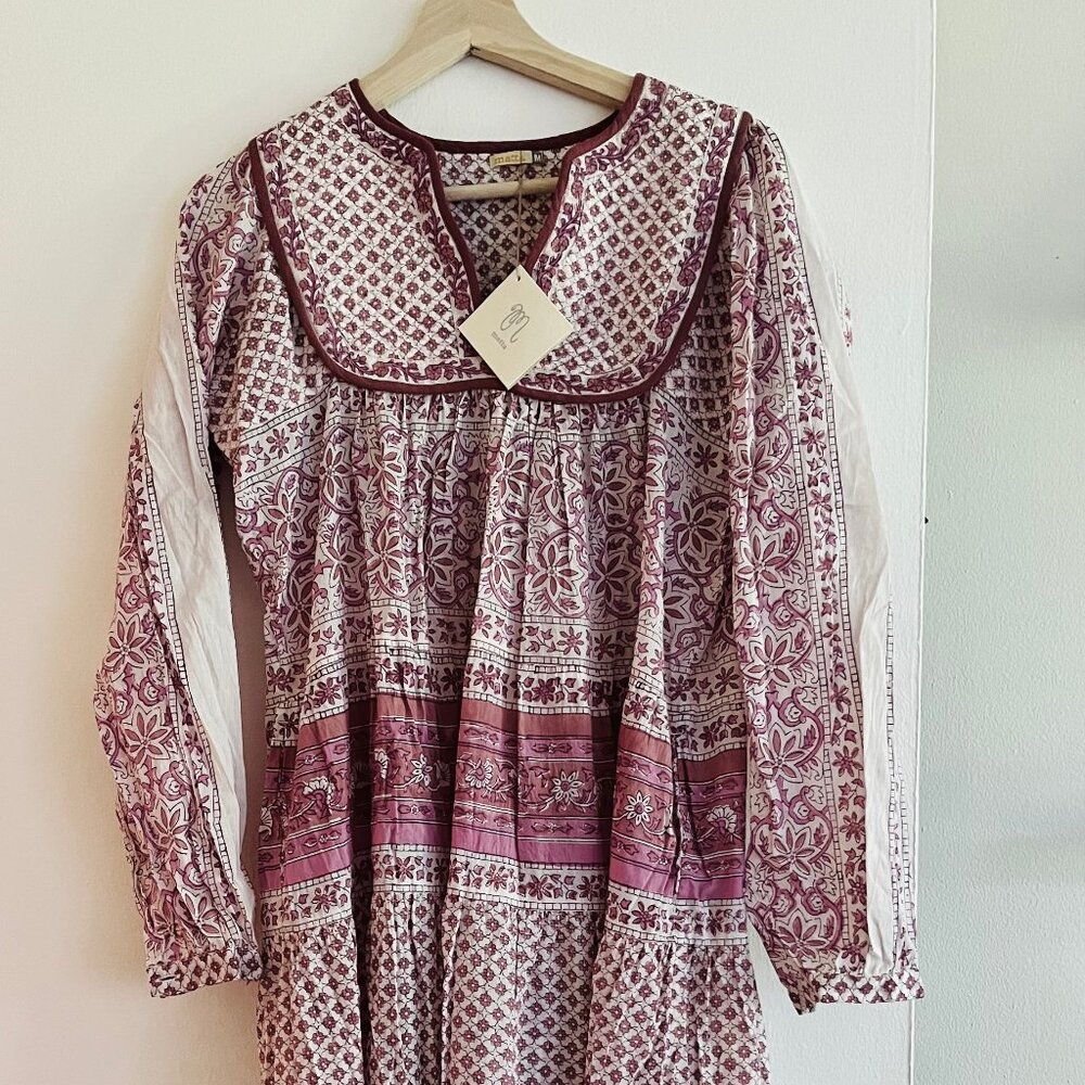 MATTA NY Nikita Nima Quilt Dress- Pink/Mauve. Women’s Size Medium